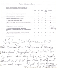 Patient Satisfaction Survey